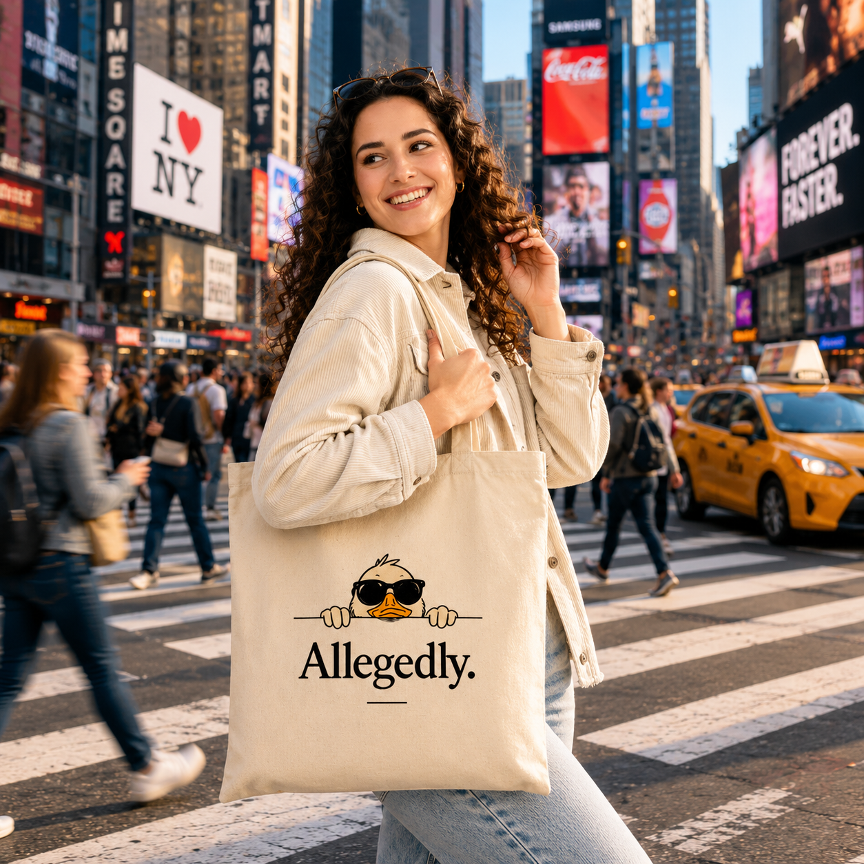 'Properly Sorted... Allegedly' Canvas Tote – Heavy 12oz Cotton Printify